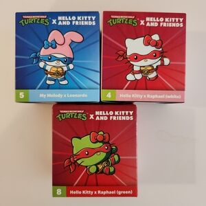 Hello Kitty x Teenage Mutant Ninja Turtles Happy Meal Toys